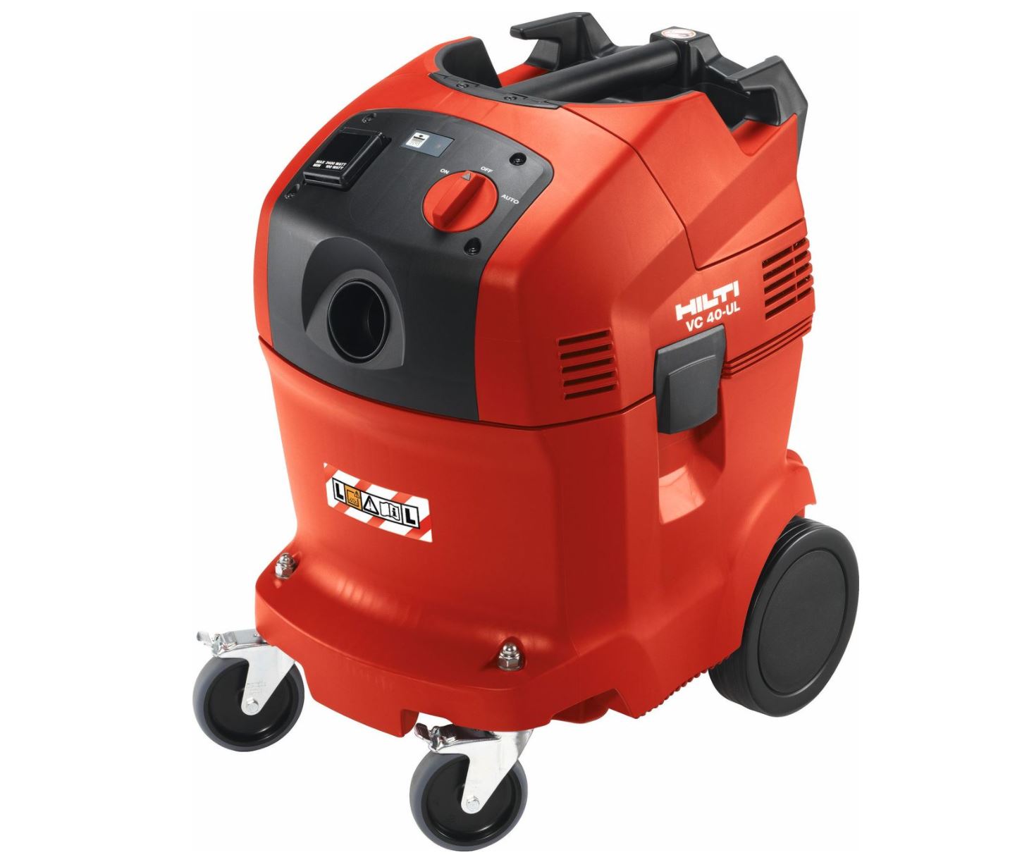 Industristøvsuger med holder < 1,5 kW < 60 liter